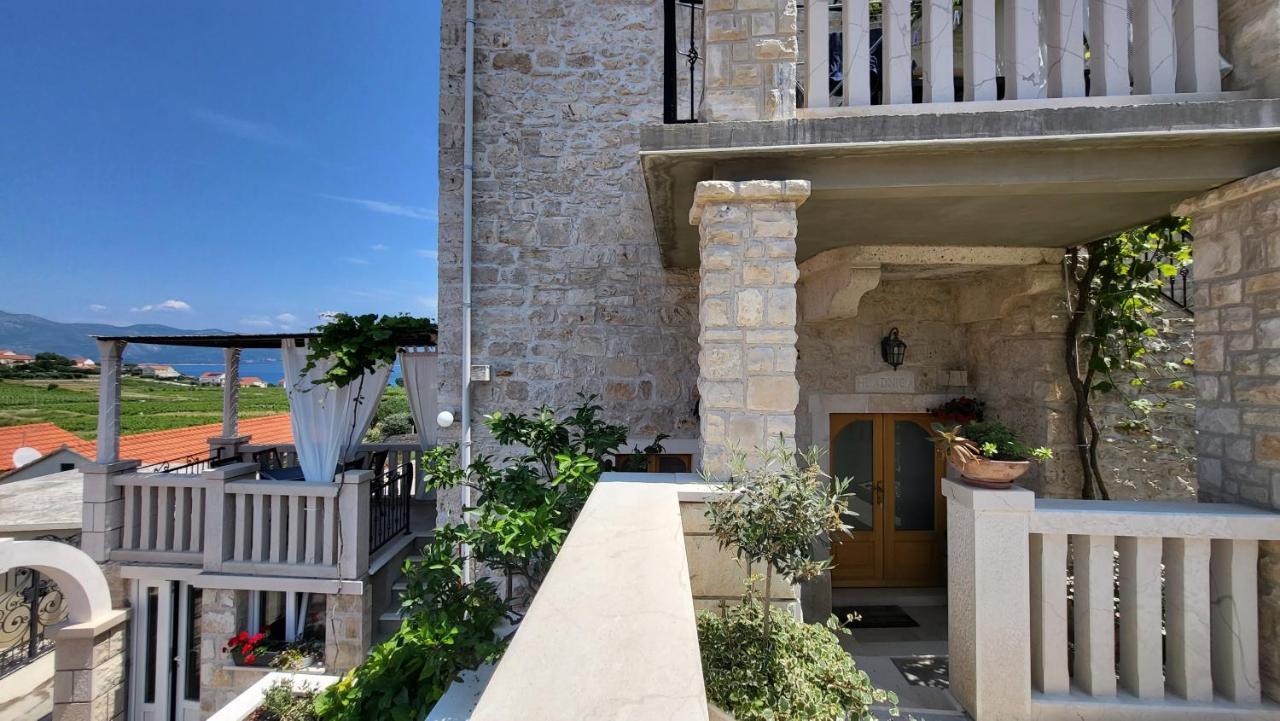 Stone House Apartments Didini Dvori Lumbarda Eksteriør billede